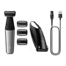 Philips , Hair clipper for body , BG5021/15 , Cordless , Wet & Dry , Number of length steps 3 , Silver/Black