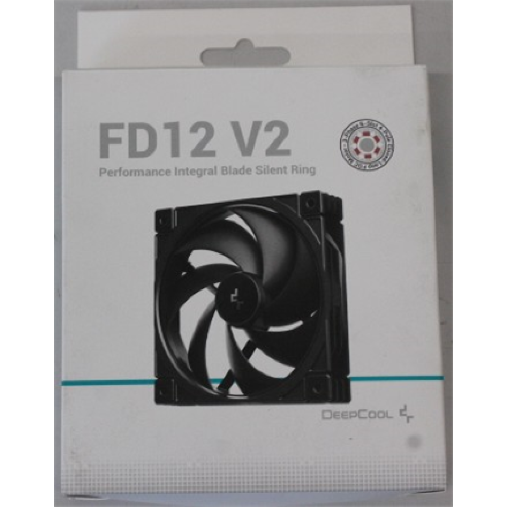 SALE OUT. Deepcool cooling fan R-FD12V2-BKNPN1-G , Deepcool Cooling Fan , FD12 V2 , Black , DAMAGED PACKAGING