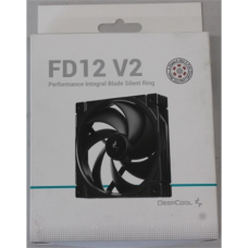 SALE OUT. Deepcool cooling fan R-FD12V2-BKNPN1-G , Deepcool Cooling Fan , FD12 V2 , Black , DAMAGED PACKAGING