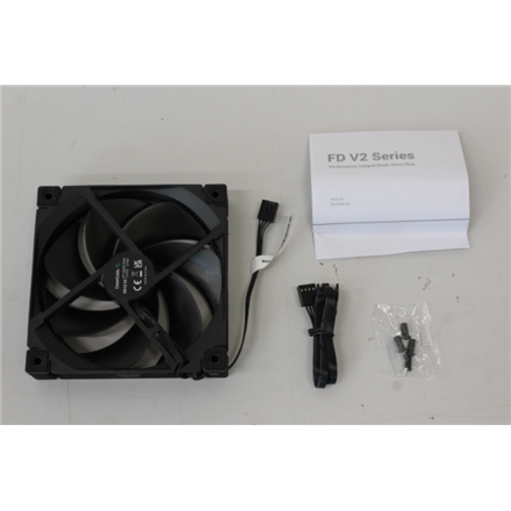 SALE OUT. Deepcool cooling fan R-FD12V2-BKNPN1-G , Deepcool Cooling Fan , FD12 V2 , Black , DAMAGED PACKAGING