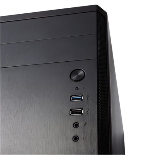 Fractal Design , CORE 1100 , Micro ATX , ATX PSUs, up to 185mm if a typical-length optical drive is mounted , Black
