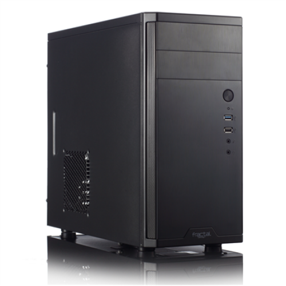 Fractal Design , CORE 1100 , Black , Micro ATX , Power supply included No , ATX PSUs, up to 185mm if a typical-length optical drive is mounted