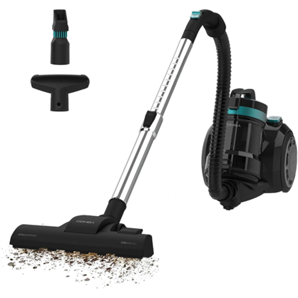 Cecotec Vacuum cleaner , The Conga Rockstar Cyclonic Plus , Bagless , Dust capacity 2 L , Power 800 W , Black