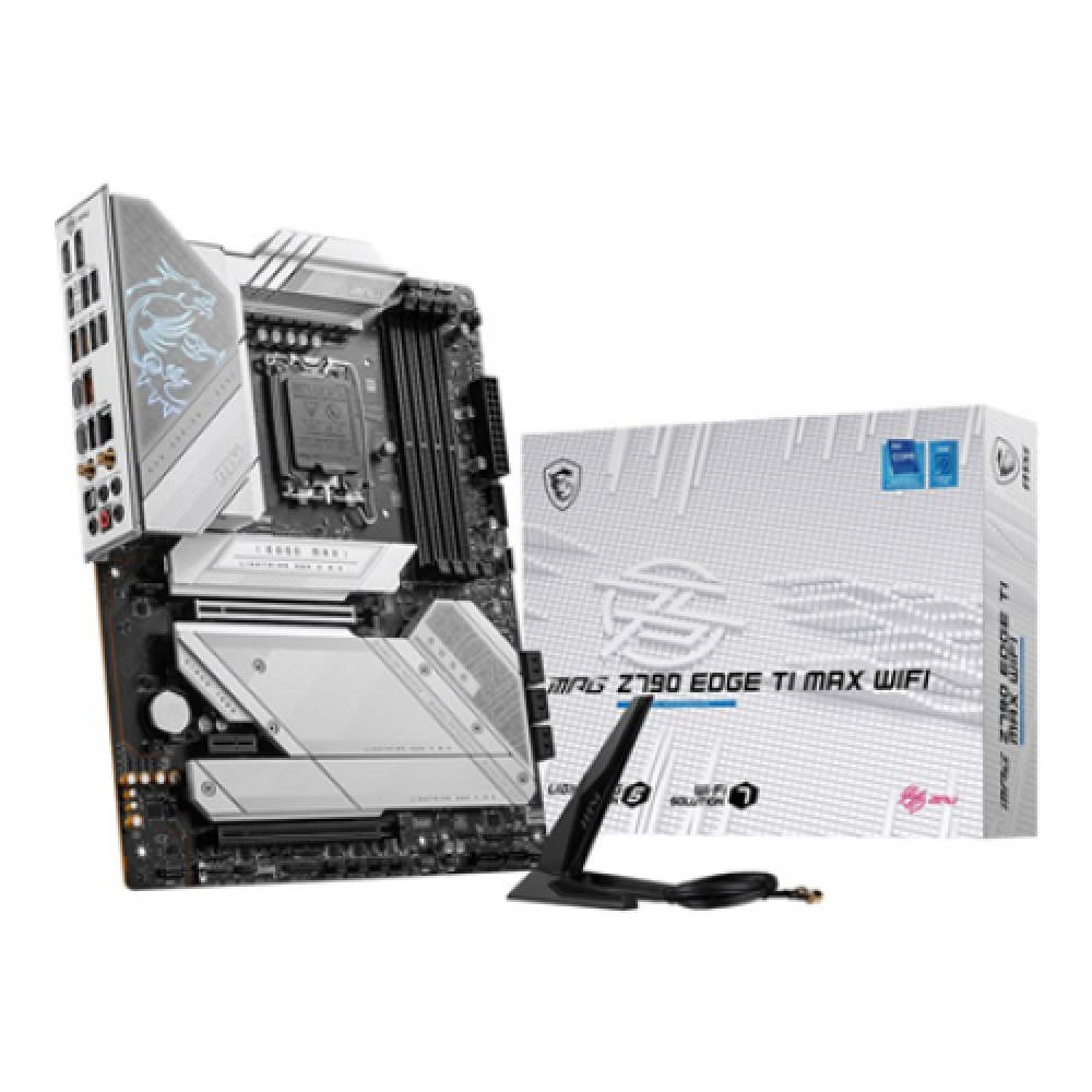 MSI , MPG Z790 EDGE TI MAX WIFI , Processor family Intel , Processor socket LGA1700 , DDR5 , Supported hard disk drive interfaces SATA, M.2 , Number of SATA connectors 8