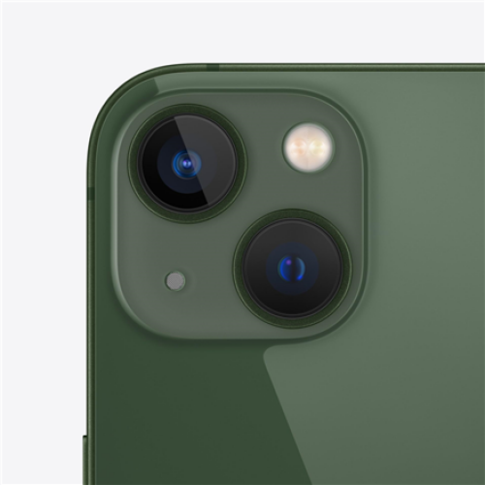 Apple , iPhone 13 , Green , 6.1 , Super Retina XDR OLED , 1170 x 2532 pixels , Apple , A15 Bionic , Internal RAM 4 GB , 256 GB , Dual SIM , Nano-SIM , 3G , 4G , 5G , Main camera 12+12 MP , Secondary camera 12 MP , iOS , 15 , 3240 mAh