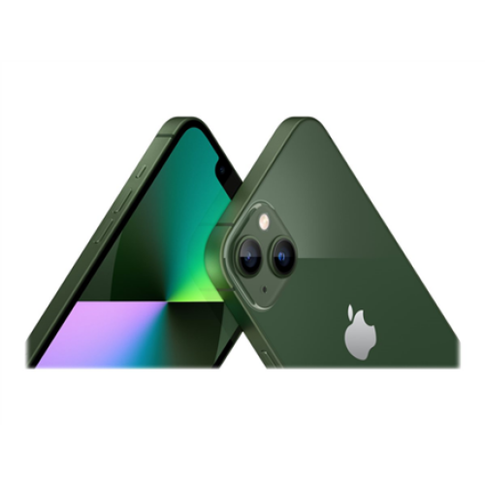 Apple , iPhone 13 , Green , 6.1 , Super Retina XDR OLED , 1170 x 2532 pixels , Apple , A15 Bionic , Internal RAM 4 GB , 256 GB , Dual SIM , Nano-SIM , 3G , 4G , 5G , Main camera 12+12 MP , Secondary camera 12 MP , iOS , 15 , 3240 mAh