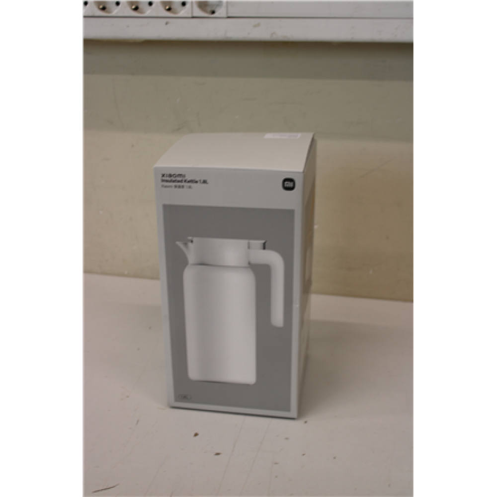 SALE OUT. Xiaomi Insulated Kettle 1,8L , Xiaomi Insulated Kettle , Insulated , 1.8 L , Stainless steel/Polypropylene , White , UNPACKED, SCRATCHES ON SIDE