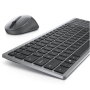 Dell , Keyboard and Mouse , KM7120W , Keyboard and Mouse Set , Wireless , Batteries included , US , Bluetooth , Titan Gray , Numeric keypad , Wireless connection