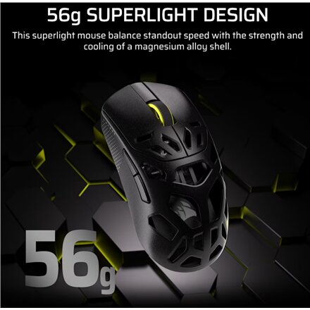 Corsair SABRE V2 PRO , Gaming Mouse , Wireless/Wired , 2.4GHz, Bluetooth, USB-C , Black