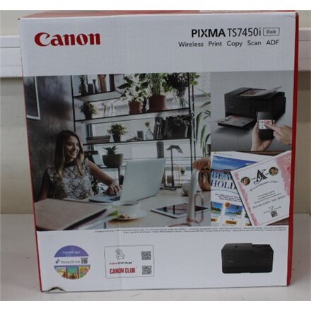 Canon Canon PIXMA , Colour , Inkjet , Multifunction printer , Wi-Fi , Maximum ISO A-series paper size A4 , Black , DAMAGED PACKAGING