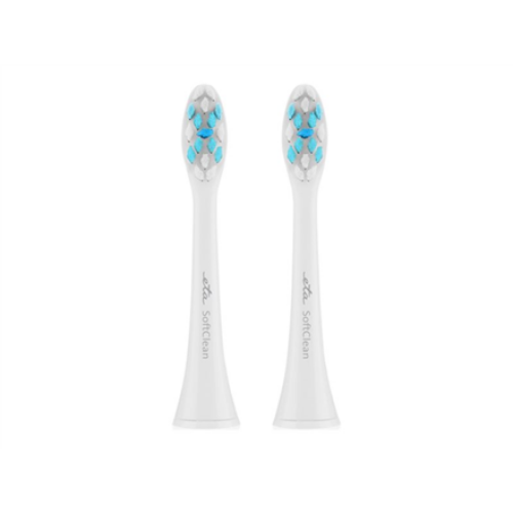 ETA , Toothbrush replacement , SoftClean ETA070790300 , Heads , For adults , Number of brush heads included 2 , Number of teeth brushing modes Does not apply , White