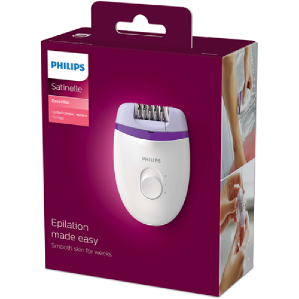 Philips , Satinelle Advances BRE225/00 , Epilator , Bulb lifetime (flashes) Not applicable , Number of power levels 2 , White/Purple