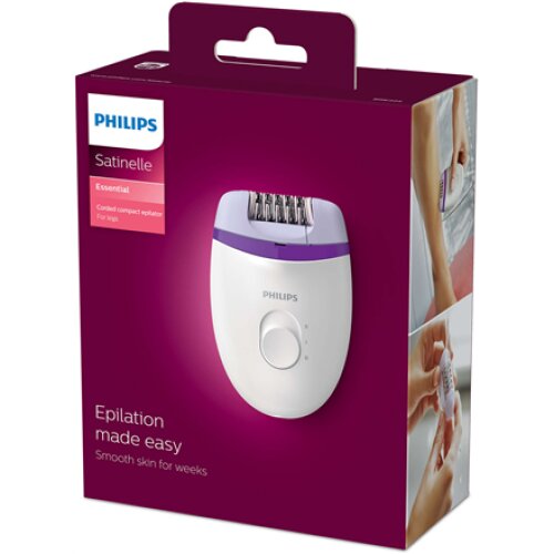 Philips , Satinelle Advances BRE225/00 , Epilator , Bulb lifetime (flashes) Not applicable , Number of power levels 2 , White/Purple