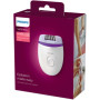 Philips , Satinelle Advances BRE225/00 , Epilator , Bulb lifetime (flashes) Not applicable , Number of power levels 2 , White/Purple