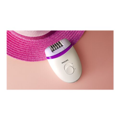 Philips , Satinelle Advances BRE225/00 , Epilator , Bulb lifetime (flashes) Not applicable , Number of power levels 2 , White/Purple