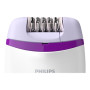 Philips , Satinelle Advances BRE225/00 , Epilator , Bulb lifetime (flashes) Not applicable , Number of power levels 2 , White/Purple