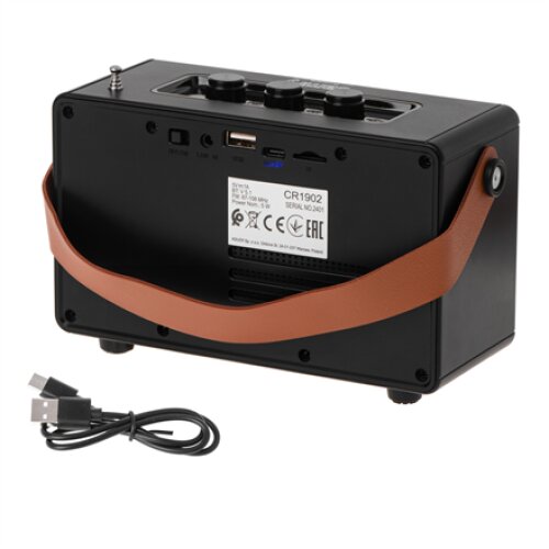 Camry , Speaker with radio , CR 1902 B , Black , Wireless connection