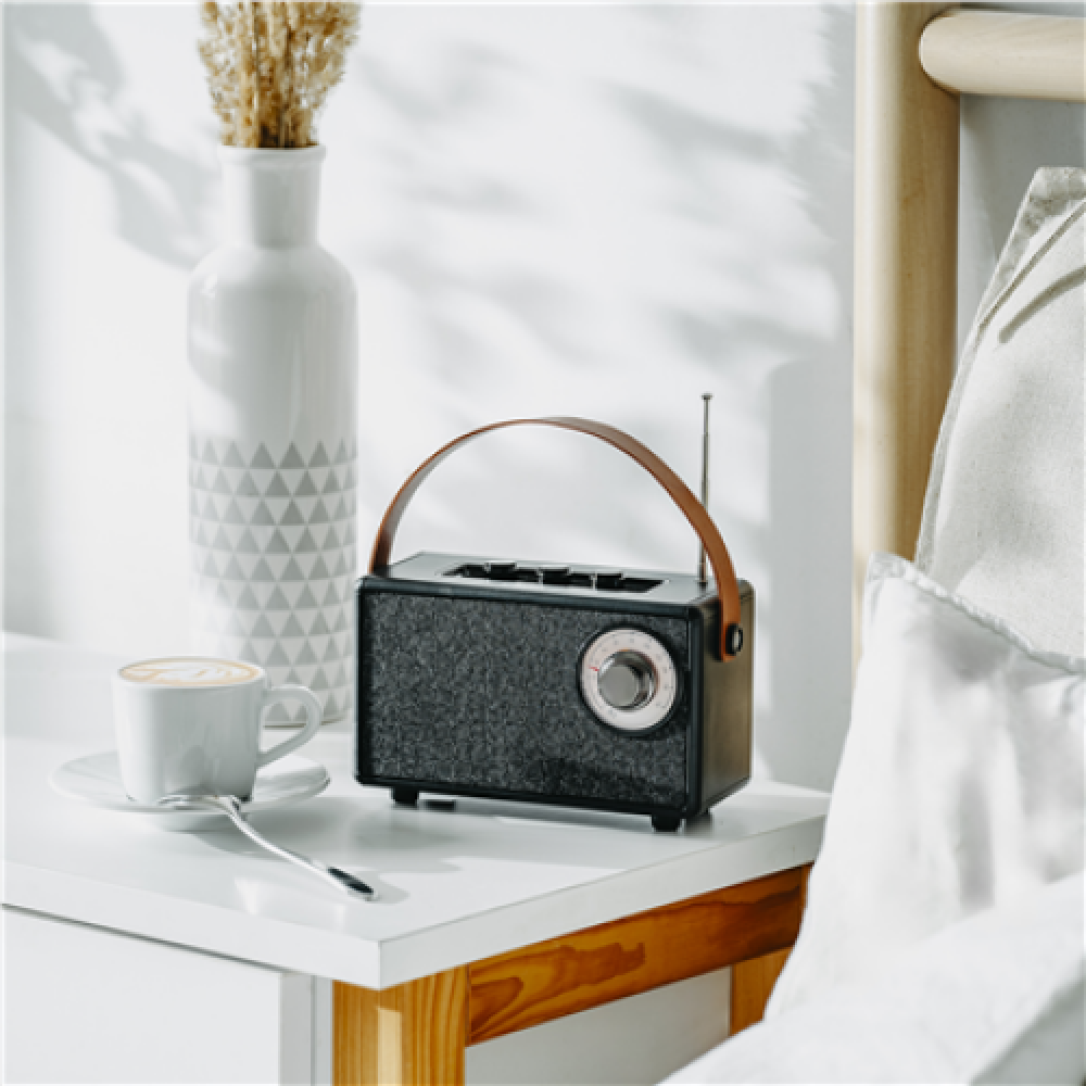 Camry Speaker with radio , CR 1902 B , 5 W , Bluetooth , Black , Wireless connection