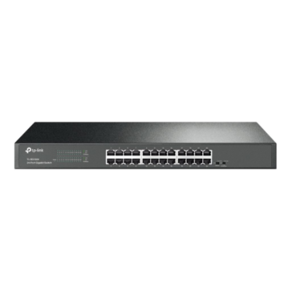 TP-LINK , 24-Port Gigabit Rackmount Switch , TL-SG1024 , Unmanaged , Rackmountable
