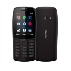 Nokia 210 Black, 2.4 , TFT, 240 x 320 pixels, 16 MB, Dual SIM, Bluetooth, 3.0, USB version microUSB, Main camera 0.3 MP, 1020 mAh