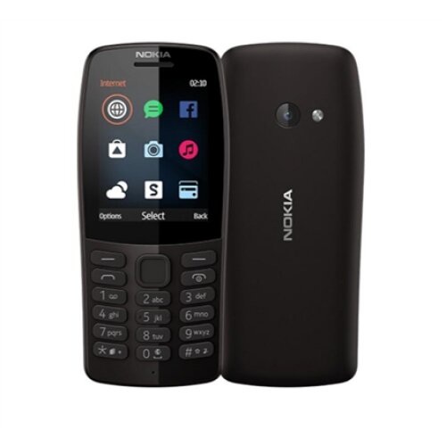 Nokia , 210 , Black , 2.4 , TFT , 16 MB , N/A MB , Dual SIM , Bluetooth , 3.0 , USB version microUSB , Main camera 0.3 MP , 1020 mAh