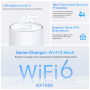 TP-LINK Deco X10-4G(1-pack) 4G+ AX1500 Whole Home Mesh Wi-Fi 6 Router , TP-LINK 4G+ AX1500 Whole Home Mesh Wi-Fi 6 Router , Deco X10-4G (1-pack) , 802.11ax , 1201 Mbit/s , Mesh Support No , MU-MiMO No , No mobile broadband
