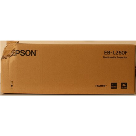 SALE OUT. Epson EB-L260F Full HD 3LCD Projector 1920x1080/4600 Lm/16:9/2500000:1, White , SALE OUT. Epson , EB-L260F , Full HD (1920x1080) , 4600 ANSI lumens , White , DAMAGED PACKAGING , Wi-Fi