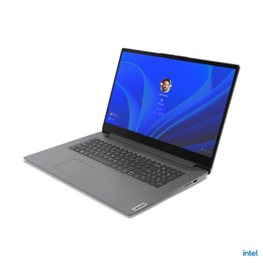 Lenovo Essential V17-IAP (Gen 3) Iron Grey, 17.3 , IPS, FHD, 1920 x 1080 pixels, Anti-glare, Intel Core i5, i5-1235U, 16 GB, 8GB Soldered DDR4-3200 + 8GB SO-DIMM DDR4-3200, 256 GB, Intel Iris Xe Graphics, No Optical drive, Windows 11 Pro, 802.11ax, 5.1, E