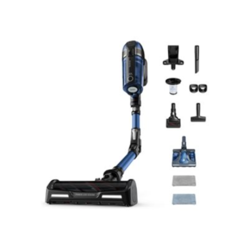 TEFAL Vacuum cleaner , TY98C0WO X-force Flex , Cordless operating , 320 W , 25.2 V , Blue