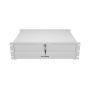 Lanberg AK-2003-S , 19 Drawer 3U, max load capacity up to 90 kg, 4 point assembly , 48.26 x 36 x 13.2 cm , Grey