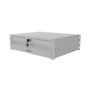 Lanberg AK-2003-S , 19 Drawer 3U, max load capacity up to 90 kg, 4 point assembly , 48.26 x 36 x 13.2 cm , Grey
