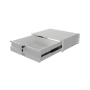 Lanberg AK-2003-S , 19 Drawer 3U, max load capacity up to 90 kg, 4 point assembly , 48.26 x 36 x 13.2 cm , Grey