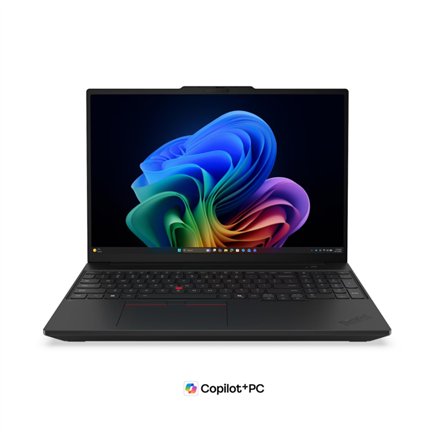 Lenovo T16 G5 Intel , ThinkPad Black , 16 , IPS , WUXGA , 1920 x 1200 pixels , Anti-glare , Intel Core Ultra 5 , 325 , 16 GB , LPCAMM2 LPDDR5X , Solid-state drive capacity 512 GB , Intel Graphics , Windows 11 Pro , 802.11be , Bluetooth version 5.4 , Keybo