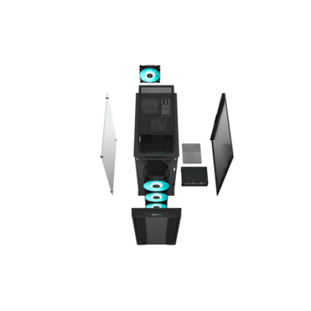 Deepcool , Fits up to size , MID TOWER CASE (without fans) , CC560 , Side window , Black , Mid-Tower , Power supply included No , ATX PS2