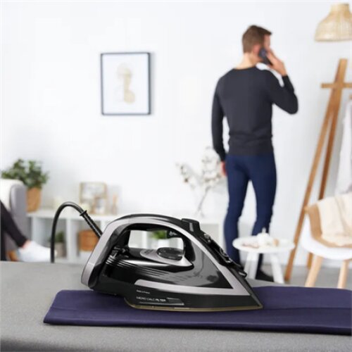 TEFAL , FV8062 Puregliss , Steam Iron , 3000 W , Water tank capacity 0.27 ml , Continuous steam 50 g/min , Steam boost performance 280 g/min , Black/Grey