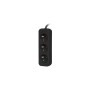 Lanberg Cable Power Strip, 3X French Outlets Quality-Grade Copper, 1.5 m , PS0-03E-0150-BK