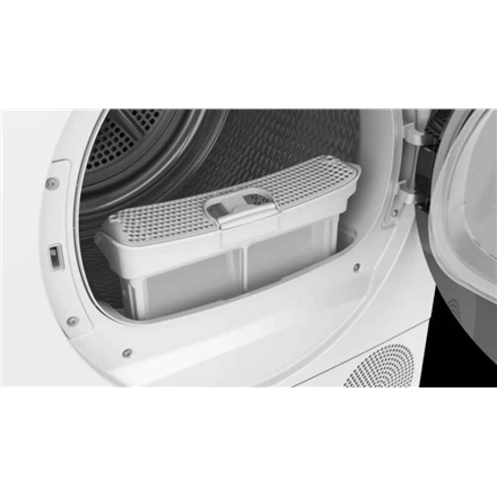 WTH85V0MSN Bosch Dryer machine with heat pump , WTH85V0MSN , Energy efficiency class E , Front loading , 8 kg , LED , Depth 61 cm , White