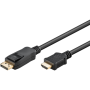 Goobay DisplayPort to HDMI Adapter Cable DP to HDMI 2 m