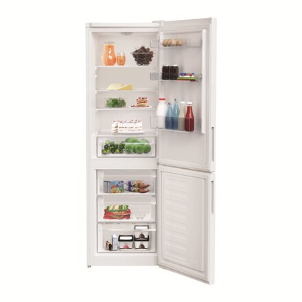 INDESIT Refrigerator , INKS 1361 W4E1 , Energy efficiency class E , Free standing , Combi , Height 185.2 cm , Fridge net capacity 223 L , Freezer net capacity 120 L , 38 dB , White
