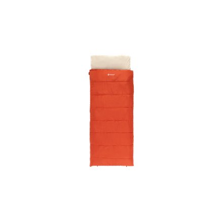 Outwell Contour Lux Red , Sleeping Bag , 220 x 85 cm , Temperature -19 to 15 °C , Right Zipper