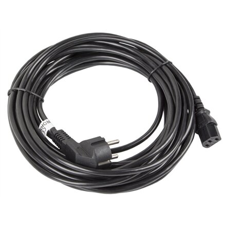 Lanberg , CEE 7/7 to IEC 320 C13 Power Cord , CA-C13C-11CC-0100-BK