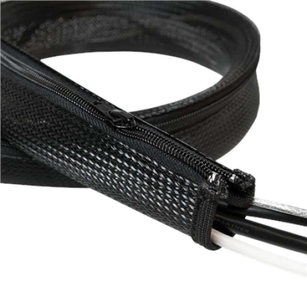 Logilink Cable sleeve (Zipper) KAB0049 2 m, Black