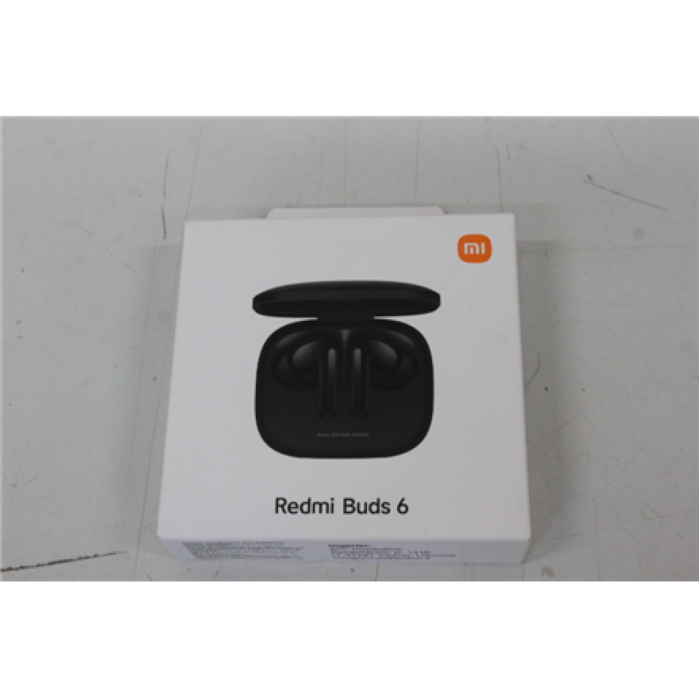SALE OUT. Xiaomi Redmi Buds 6, Night Black , Xiaomi Redmi Buds 6 , Built-in microphone , Bluetooth , Night Black , DEMO