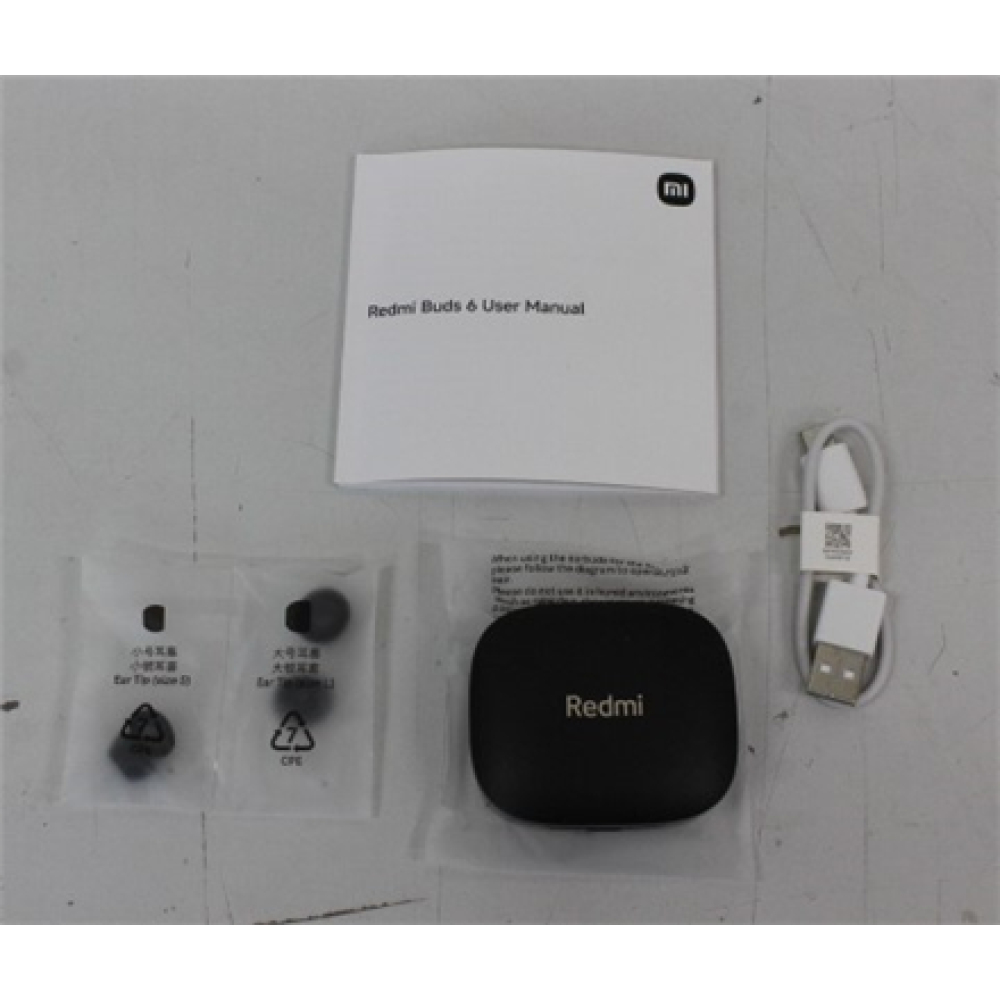 SALE OUT. Xiaomi Redmi Buds 6, Night Black , Xiaomi Redmi Buds 6 , Built-in microphone , Bluetooth , Night Black , DEMO