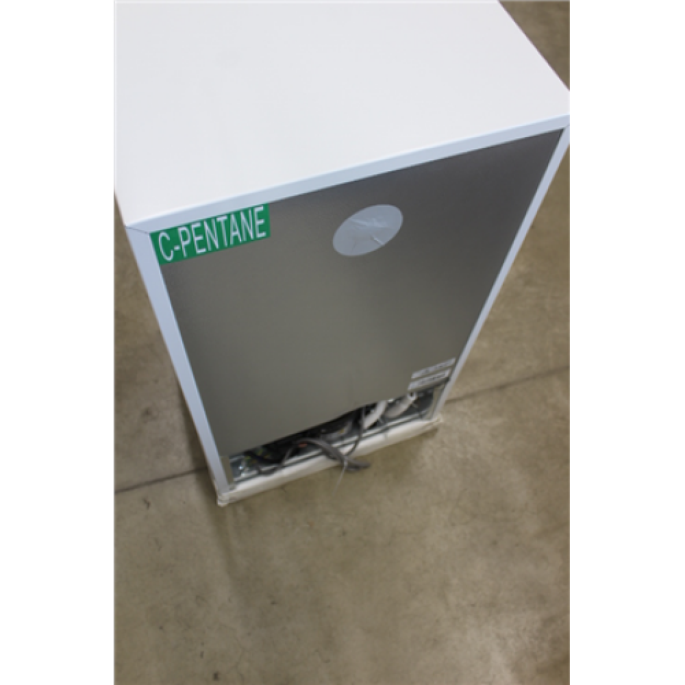 SALE OUT. Candy COHS 38F36W Refrigerator, F, Freestanding, Height 85 cm, Total capacity 90 L, White Candy DAMAGED PACKAGING, DENT AT BOTTOM BACK