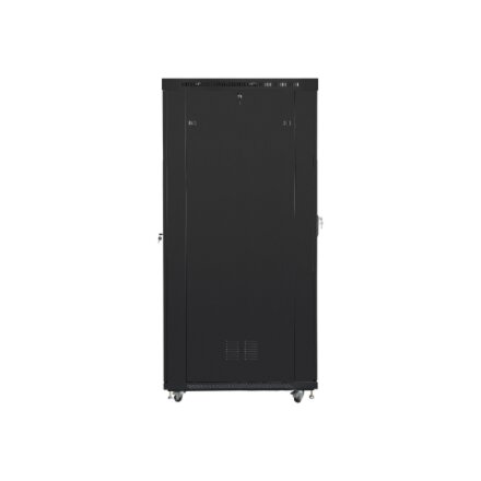 Lanberg , Rack cabinet 19 free-standing 42U/800x1200 (flat pack) with glass door, LCD , FF01-8242-12BL , Black