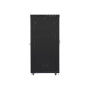 Lanberg , Rack cabinet 19 free-standing 42U/800x1200 (flat pack) with glass door, LCD , FF01-8242-12BL , Black