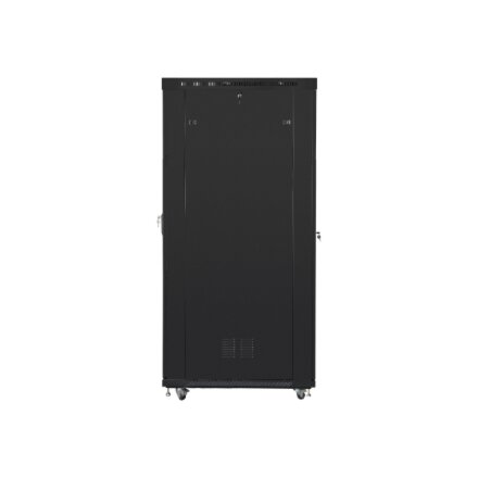 Lanberg , Rack cabinet 19 free-standing 42U/800x1200 (flat pack) with glass door, LCD , FF01-8242-12BL , Black