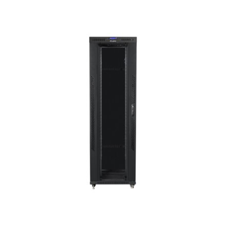 Lanberg , Rack cabinet 19 free-standing 42U/800x1200 (flat pack) with glass door, LCD , FF01-8242-12BL , Black