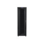 Lanberg , Rack cabinet 19 free-standing 42U/800x1200 (flat pack) with glass door, LCD , FF01-8242-12BL , Black